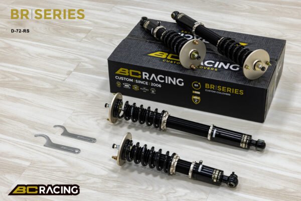 Suspensión roscada BC Racing BR para Nissan Skyline R34 GTS RWD con montaje trasero de ojo (1998-2002)