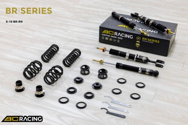 Suspensión roscada BC Racing BR para Audi A6 C6, berlina, tracción delantera o total, incluido S6, con copela RN TYPE (2006-2012)