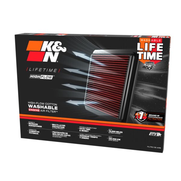 Filtro de aire K&N para Hyundai Elantra Hybrid y Elantra - imagen 2