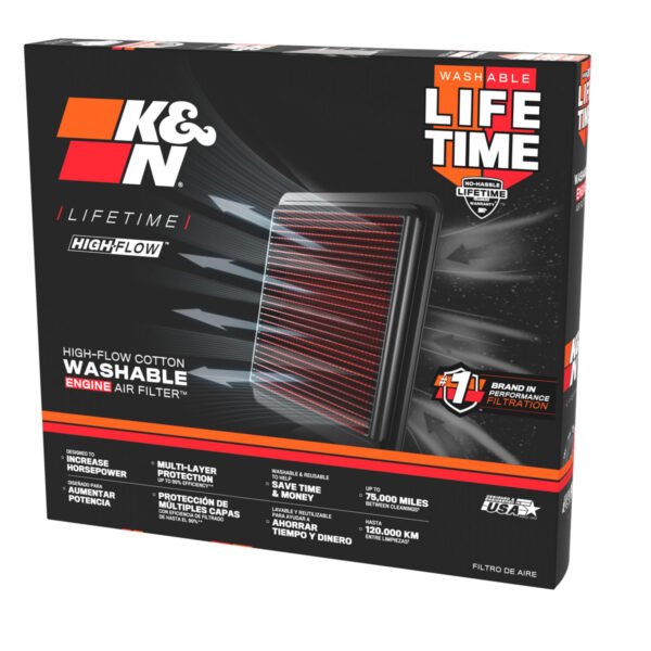 Filtro de aire K&N para Jeep Wrangler - imagen 2