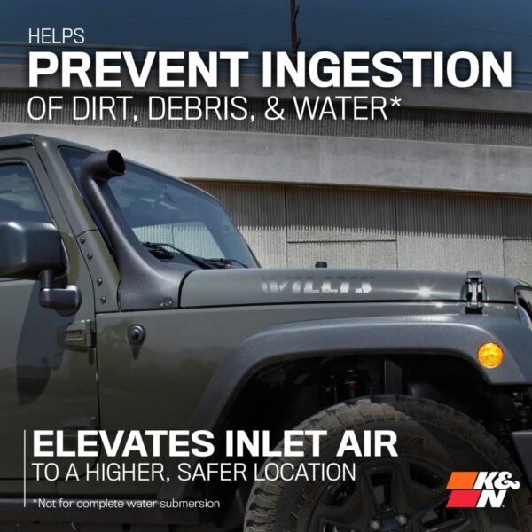 Admisión de aire K&N para Jeep Wrangler y Wrangler JK - imagen 6