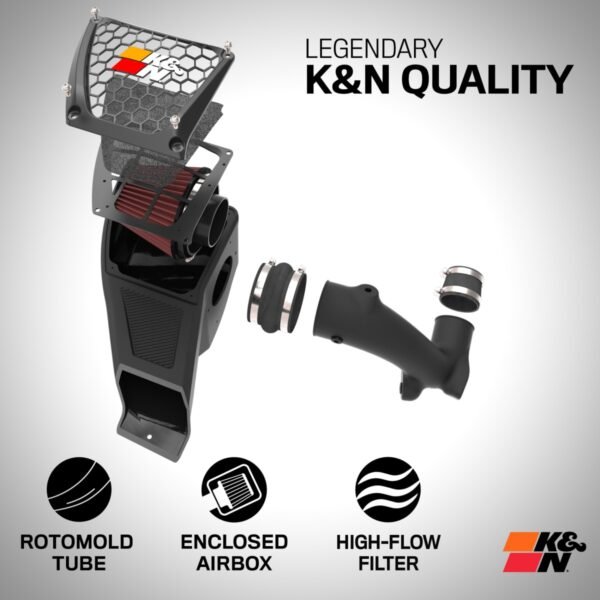 Admisión de aire K&N para Jeep Wrangler y Gladiator - imagen 5