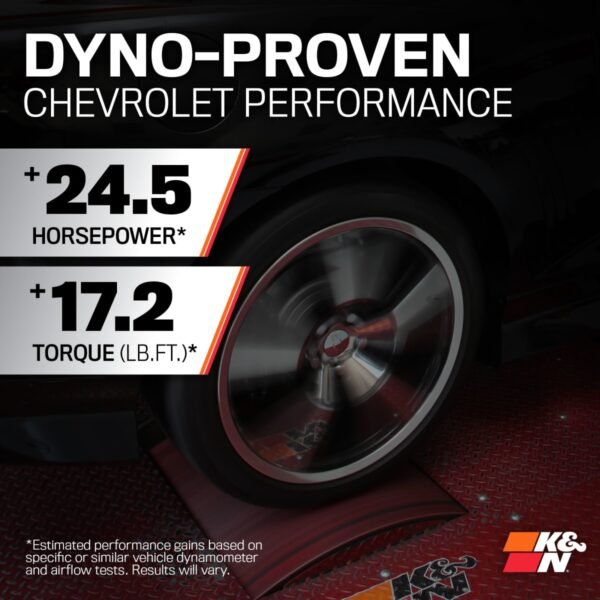 Admisión de aire K&N para Chevrolet Camaro SS - imagen 4
