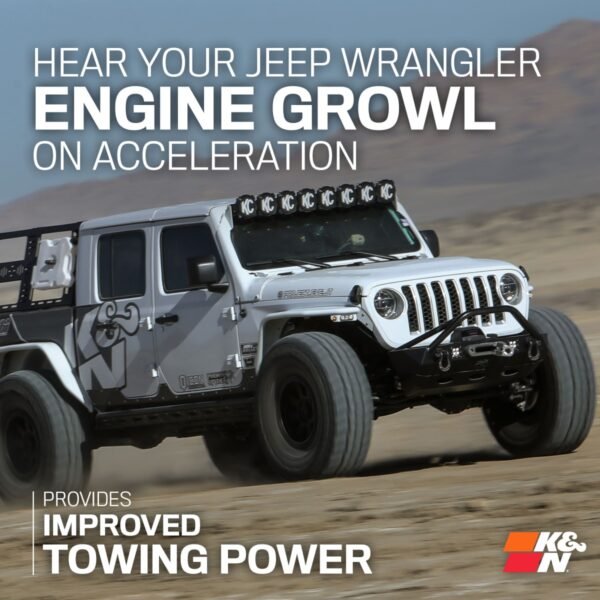 Admisión de aire K&N para Jeep Wrangler y Wrangler JK - imagen 10