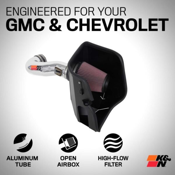 Admisión de aire K&N para Chevrolet Suburban, Tahoe y GMC Yukon - imagen 3