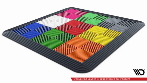 Maxton Floor modular negro, pack de 9 baldosas