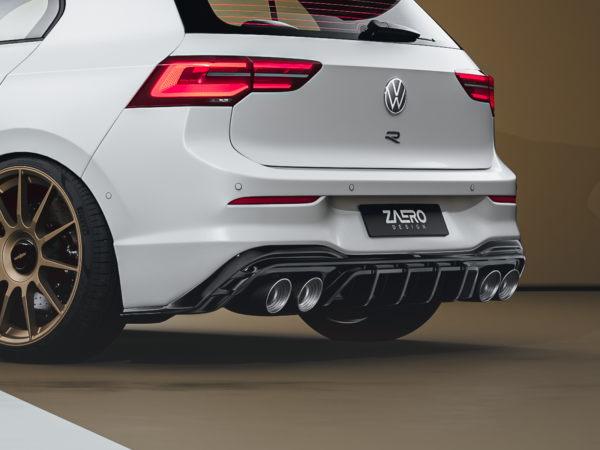 EVO-1 Difusor trasero para VW Golf 8 R | Zaero Design