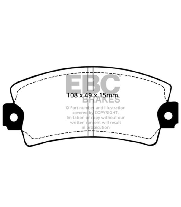 Foto 3 de Pastillas de freno delanteras EBC Greenstuff para Alfa Romeo Arna · pinza Bendix