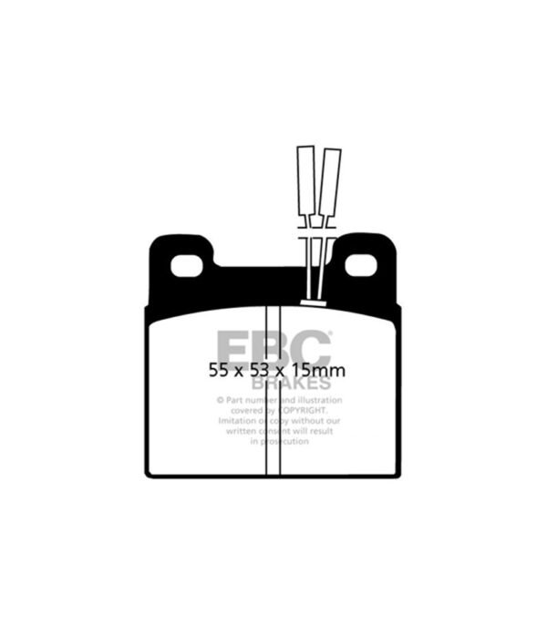 Foto 4 de Pastillas de freno traseras EBC Ultimax2 para Alfa Romeo Alfetta, Alfetta GTV y Alfetta GTV6 · pinza ATE