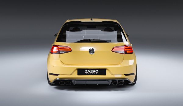 EVO-1 Difusor trasero para VW Golf 7 R (restyling) | Zaero Design
